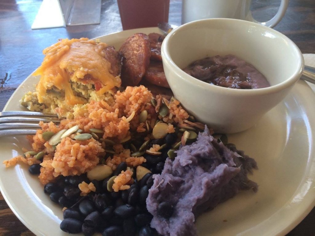 Purple yam breakfast
